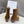CELINE 25 Cowboy Boots Brown Suede 434416
