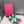 Upvillage Trainer In Dark Green Mix Lotus Pink Suede With Laminated Calfskin 989606
