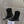 CELINE 25 cowboy boots black suede 434414