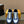 THICK-SOLED SNEAKER COBALT BLUE AND WHITE CALFSKIN