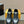 THICK-SOLED SNEAKER GREY AND BLACK CALFSKIN
