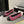 ballet flat red tweed black grosgrain