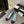 ballet flat cloud blue glitter sequins canvas black grosgrain