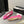 ballet flat dark pink embroidered fabric