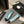 ballet flat tiffany blue calfskin black grosgrain