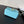 CC Flap Bag 17cm Light Blue Sheepskin GHW 284835
