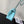 CC Flap Bag 17cm Light Blue Sheepskin SHW 284837