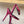 HIGH FLIP FLOPS SANDAL WITH STRAP IN HOT PINK SILK