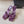 HIGH HEEL SLIDES IN PURPLE VELVET