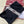 SCARF 200 CM IN BLACK MIX LIGHT GRAY CASHMERE WITH EMBROIDERED BEE 407515