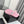 dad sandals pink white mules
