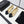 ballet flat flower cream calfskin black patent calfskin