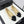 ballet flat flower cream calfskin black patent calfskin