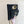 CLUTCH 25 IN BLACK SHEEPSKIN GOLD HARDWARE