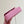 CC 24K Coco Hanle Nano 18cm Pink Grained Calfskin Gold Hardware