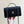 CC 25P Flap Bag Top Handle 18.5cm Black Grained Calfskin