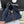 CC 25s Hobo Bag 30cm Dark Blue Tweed Wool