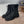 CELINE Ankle Boots Black Suede Lambswool 433387