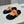 HM 26s Empire Sandal In Peach Orange Suede Silver Hardware