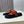 HM 26s Empire Sandal In Rust Brown Suede Silver Hardware