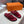 HM 26s Empire Sandal In Burgundy Red Suede Silver Hardware