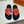HM 26S Empire Sandal In Coral Orange Suede Silver Hardware