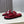 HM 26s Empire Sandal In Burgundy Red Suede Silver Hardware