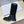 CD 26s Knee High Boots 3cm Black Oblique Canvas Leather 118454