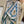 Chevaux Dechaines Shawl 135 CM IN Light Blue Colorful Cashmere Silk 373686