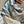 Chevaux Dechaines Shawl 135 CM IN Light Blue Colorful Cashmere Silk 373686