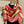 Fantaisie d'Etriers Scarf  140 CM Red Colorful Silk