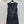 LV 25 Logo Jacquard Sleeveless Denim Straight Dress Black Cotton