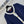 Gucci 25 Knitted Short-sleeved Cardigan Navy Blue Cotton