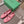 STUDDED MARY JANE FLATS IN SEA PINK SHINY LAMBSKIN