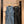 LV Denim Fabric Double Head Zipper Dress Black Blue Cotton