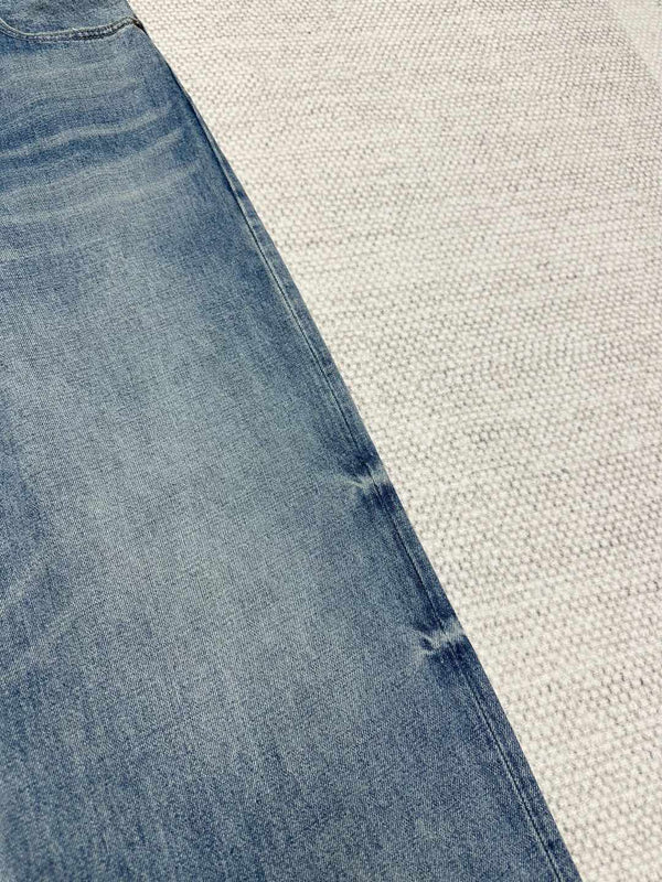 Celine Wide-leg Jeans Light Blue Cotton