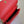 BECKY 25 IN RED QUILTED LAMBSKIN GOLD HARDWARE