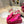 ROCKSTUD SLINGBACK IN BRIGHT PINK CALFSKIN 50MM