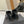 MID-TOP SNEAKERS IN BLACK PERFORATED LAMBSKIN