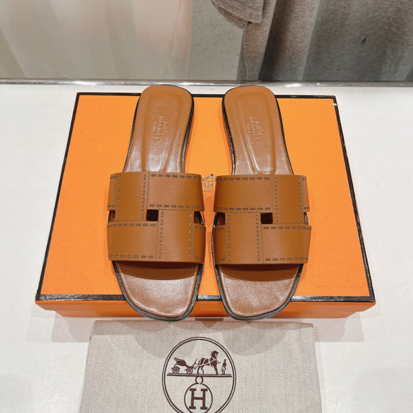 Idioma Sandal Tan Calfskin