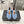 ALAIA PEARL MARY JANE SHOES IN LIGHT BLUE LAMBSKIN