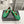 ALAIA PEARL MARY JANE SHOES IN EMERALD GREEN LAMBSKIN