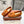 dot sole walk mocassin brown suede