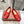 dot sole walk mocassin red calfskin