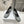 MEDIUM - HEEL MARY JANE SHOES IN SMOKE GREY GLOSSY CALFSKIN