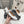 Alaila Biker Ballet Flats In White Cowhide 911438
