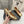 Alaila Biker Ballet Flats In Gold Cowhide 911444