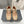 Alaila Biker Ballet Flats In Beige Cowhide 911448