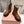 Miu Ankle Boots Caramel Brown Polished Calfskin