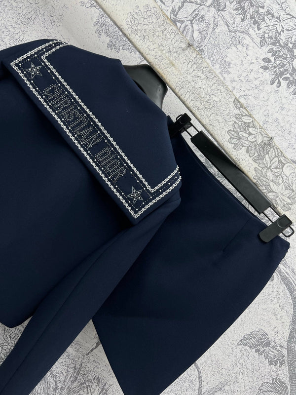 CD 25 Suit Navy Blue Polyester